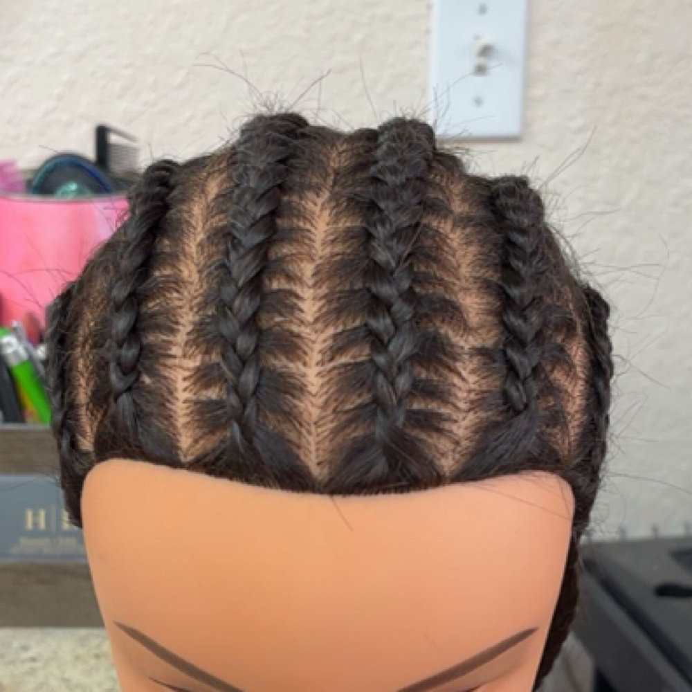 Cornrows at Hannah @Glossed in Poplar Bluff, MO