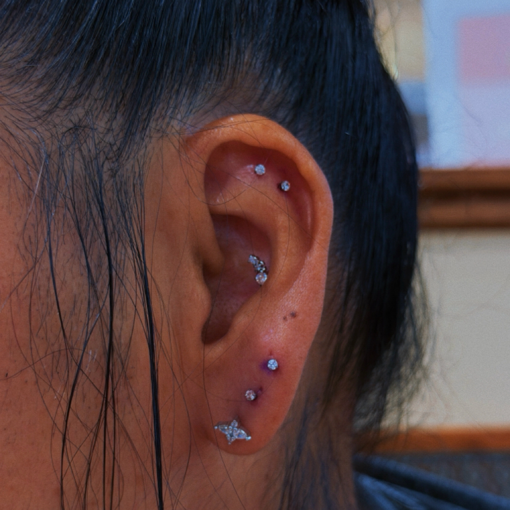 Hollow Needle Piercing at Moonlight by Moe in Twin Falls, ID