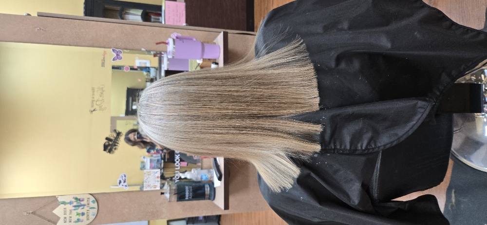 Keratin hair treatment