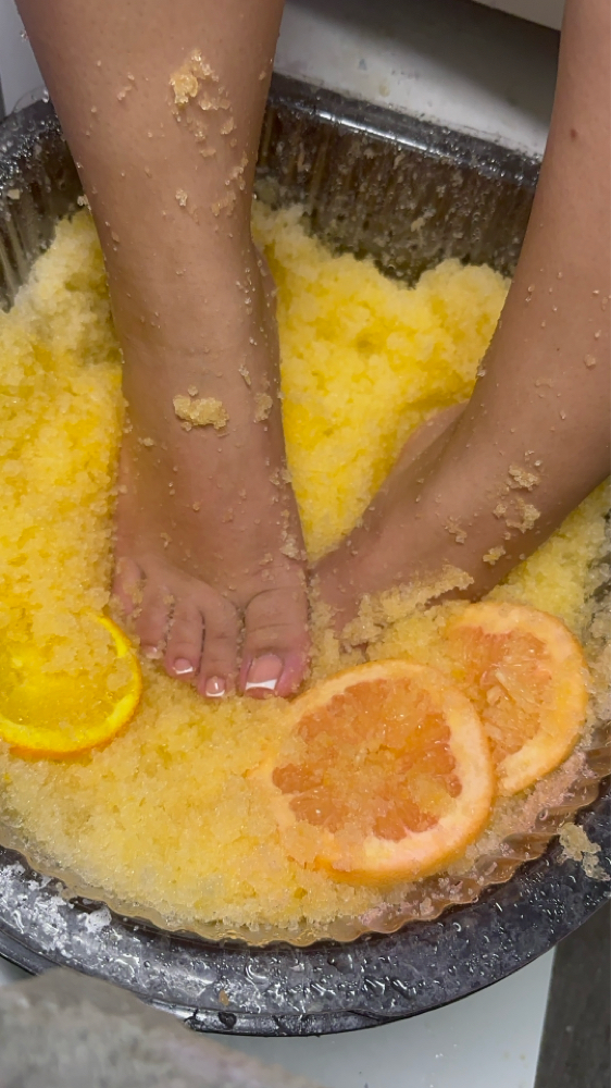The Jelly Citrus Volcano Pedicure