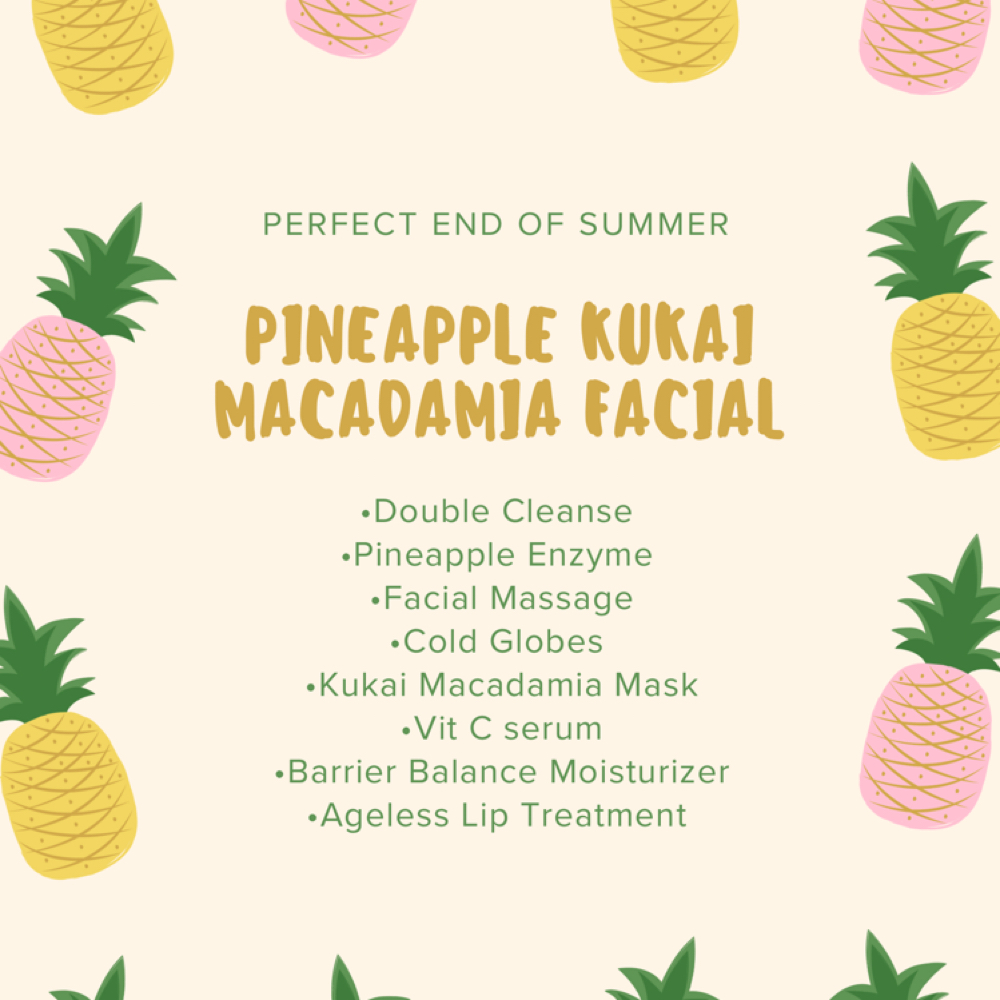 Pineapple Kukai Macadamia Facial at Glow Getter Aesthetics in Dickson, TN