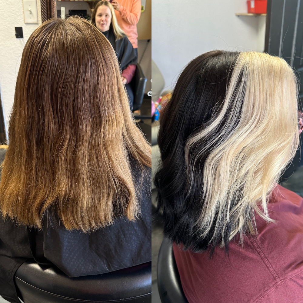 Split Dye Root Retouch
