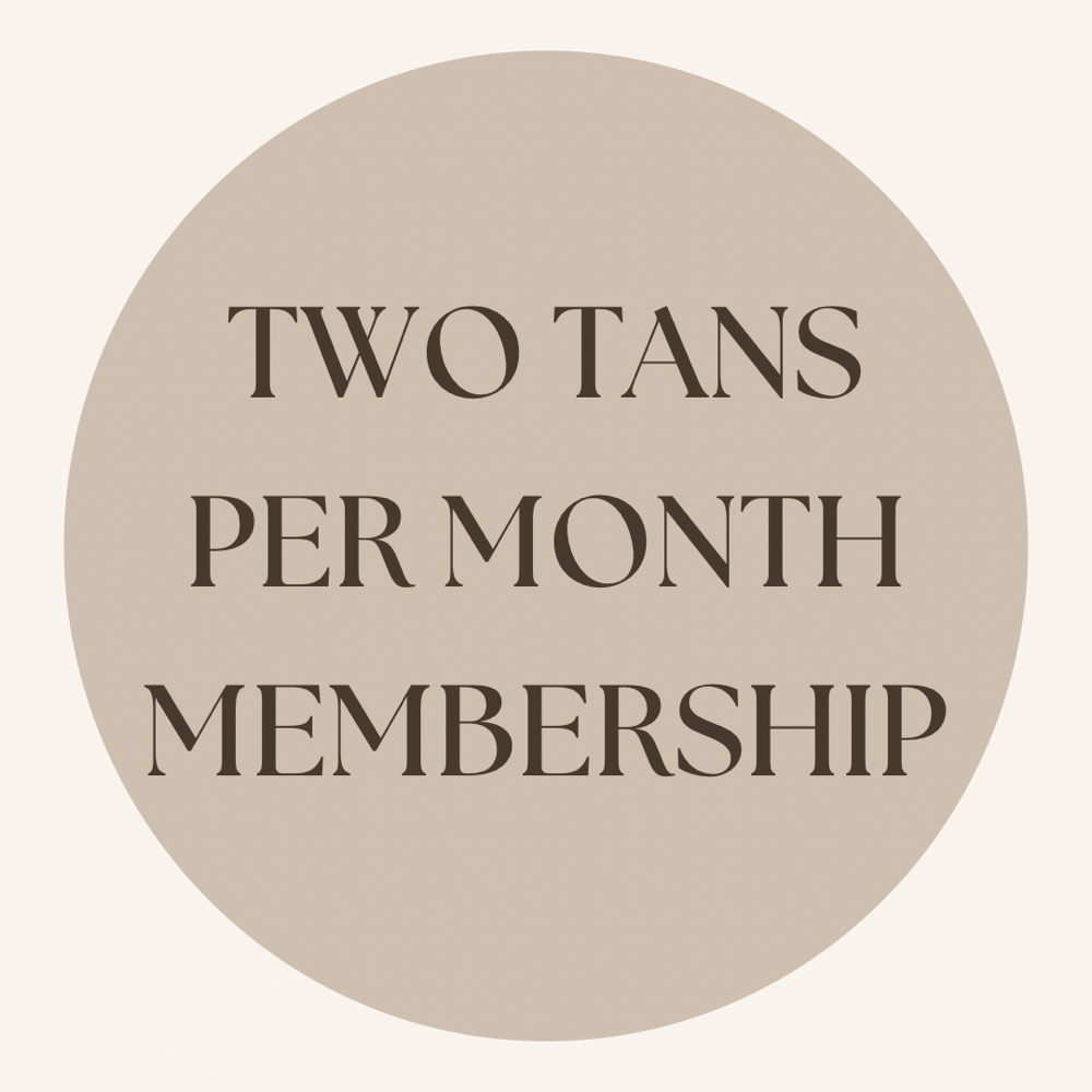 2 Custom Tans A Month - Membership✨