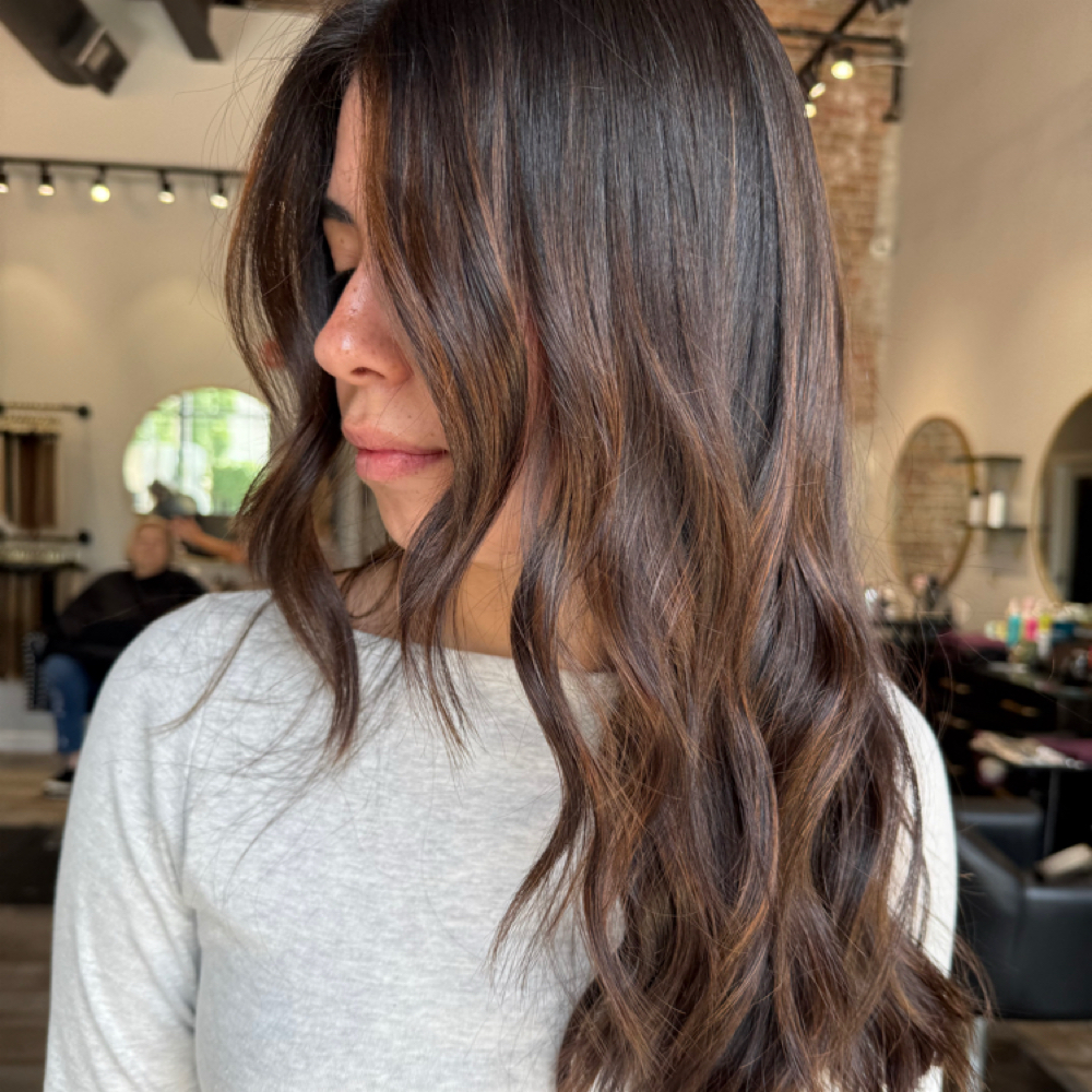 Curled Style at BLOOM Beauty & Brows in Geneva, IL