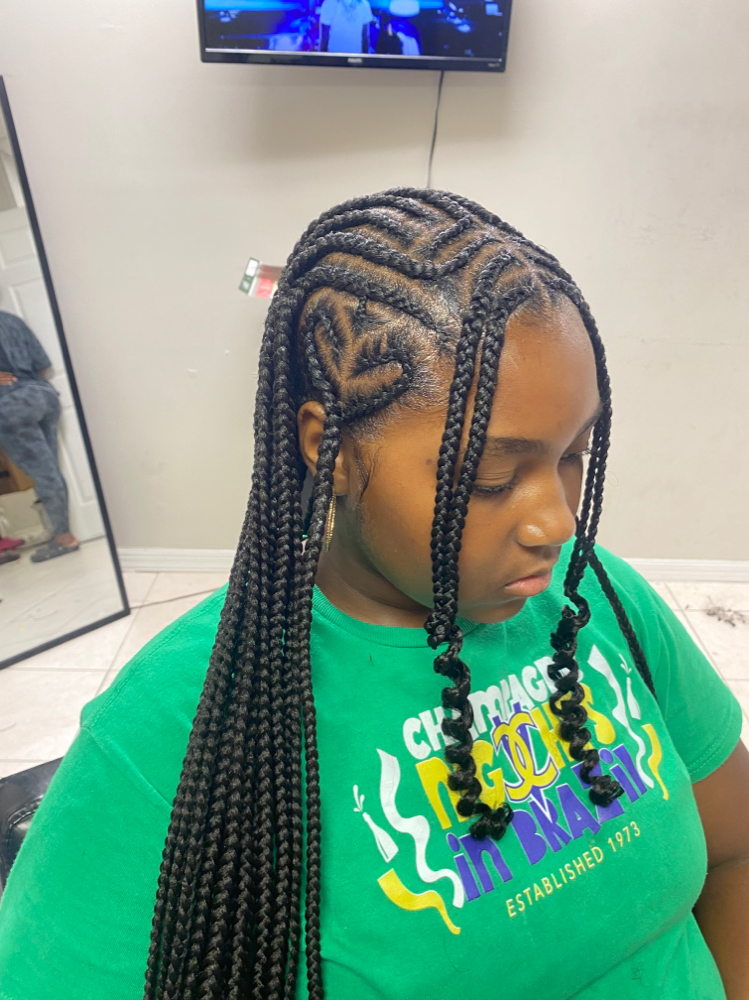 Extended Med Fulani Braids