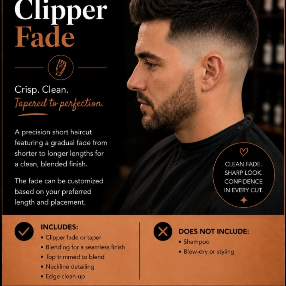 Clipper Fade at Zensational Salon in The Dalles, OR