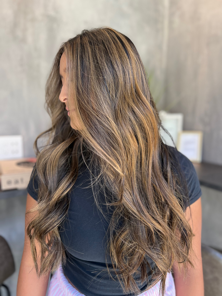 Wash & Blowout with hair extensions