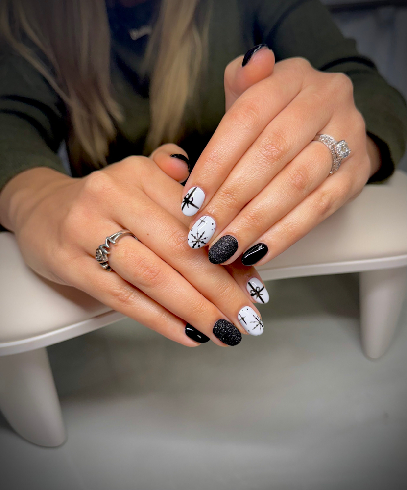 Acrylic Full Set Minimal Design at JP Nail Designs in ky, KY