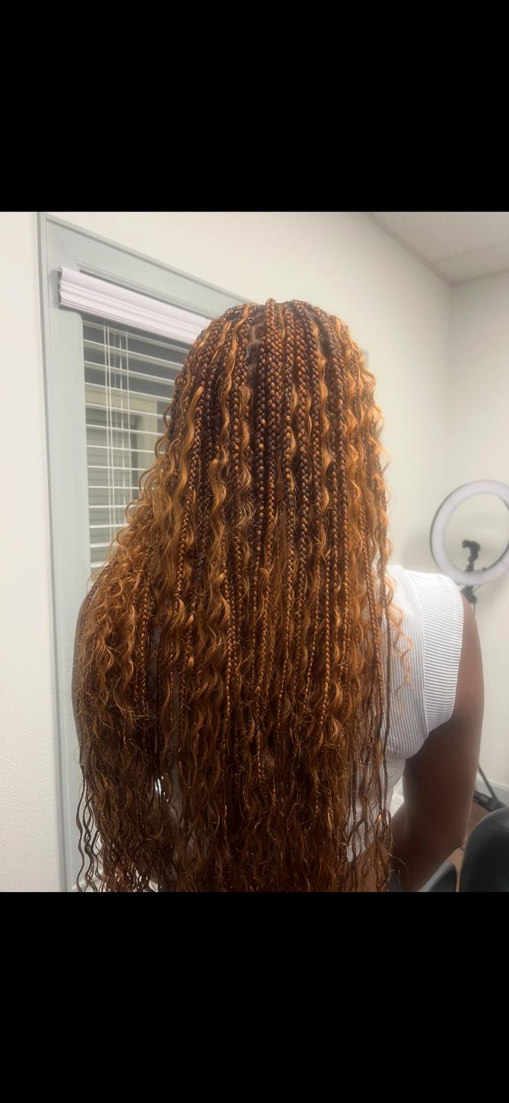 Medium Knotless Boho at Beauty By Mombo in Austin, TX