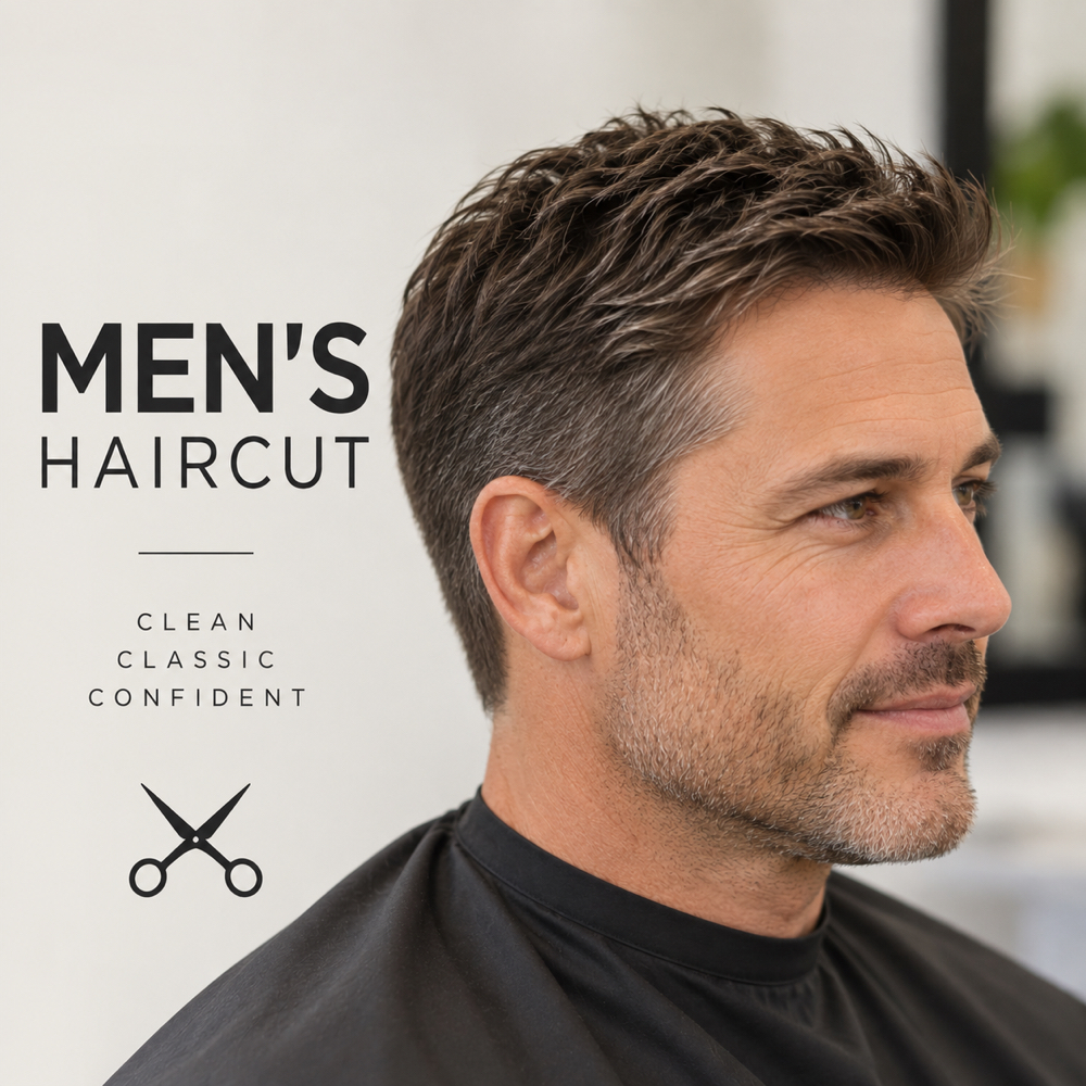 Men’s Haircut at The Donald Edmond Studio in Yorba Linda, CA
