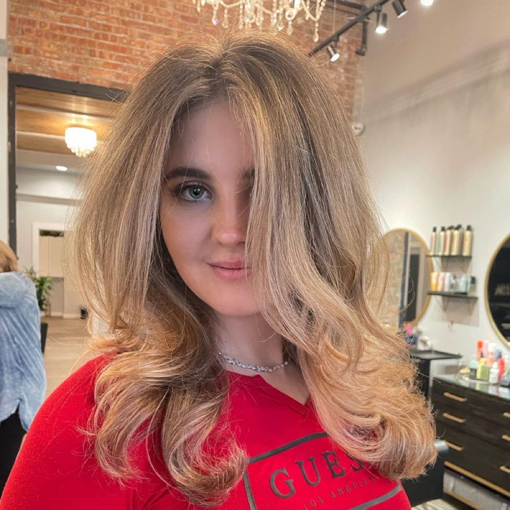 Full Foilyage & Blowout at BLOOM Beauty & Brows in Geneva, IL