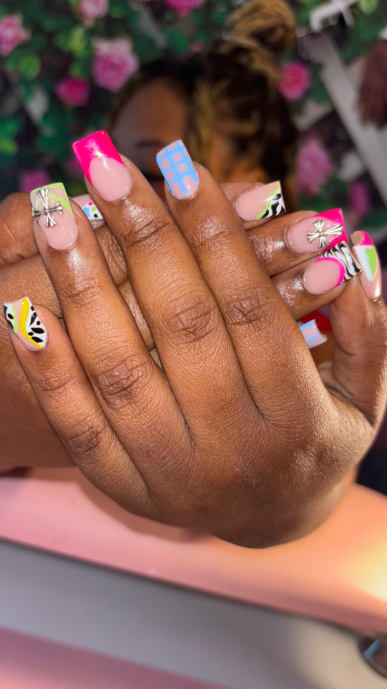 Natural Nails Girlie at NailsByAprel in Saltillo, MS