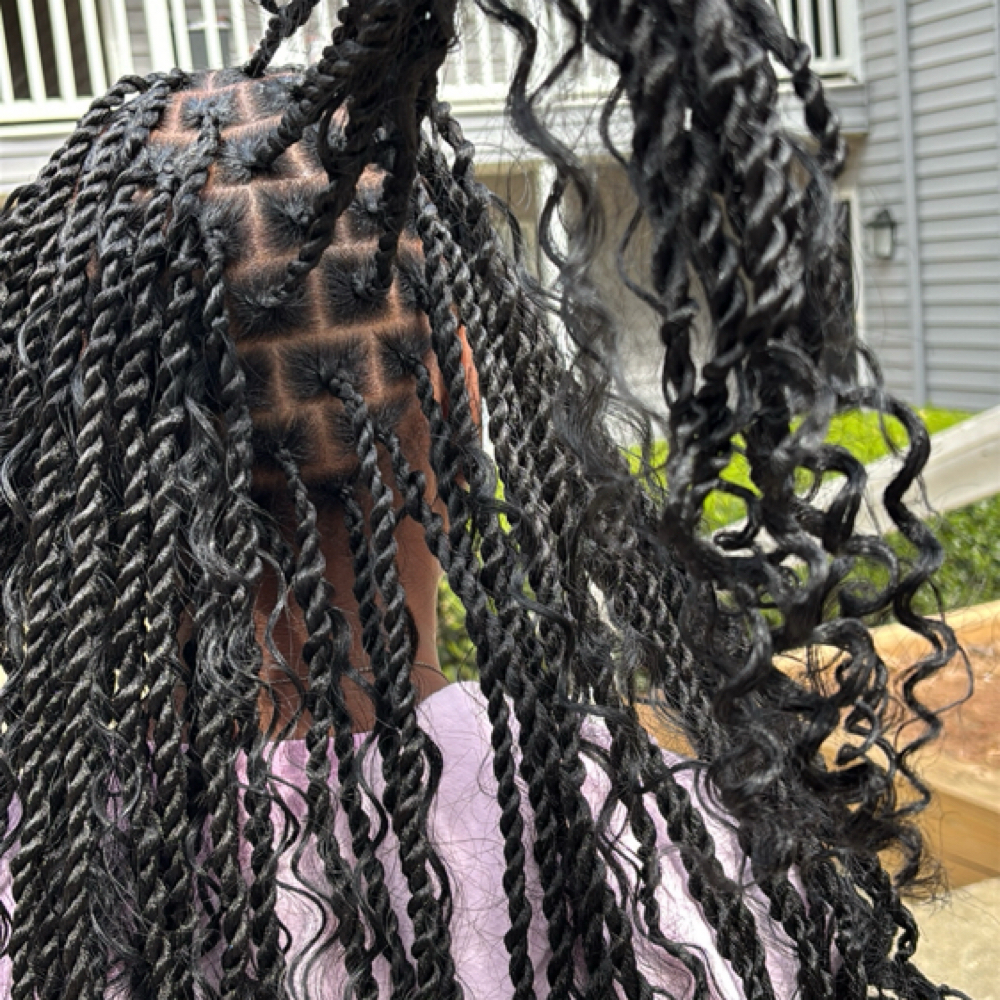 Smal Island Twist - Shoulder length at Knotless By Mya in union city, GA