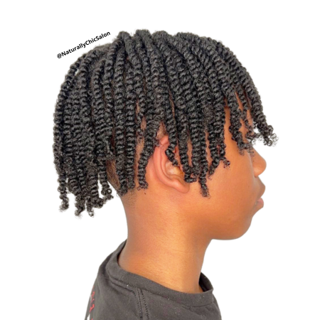 Two-Strand Twist-Man Bun