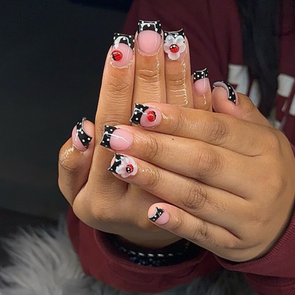 XSmall (length 0-2) Acrylic set at Waxed Culture in Olmos Park, TX