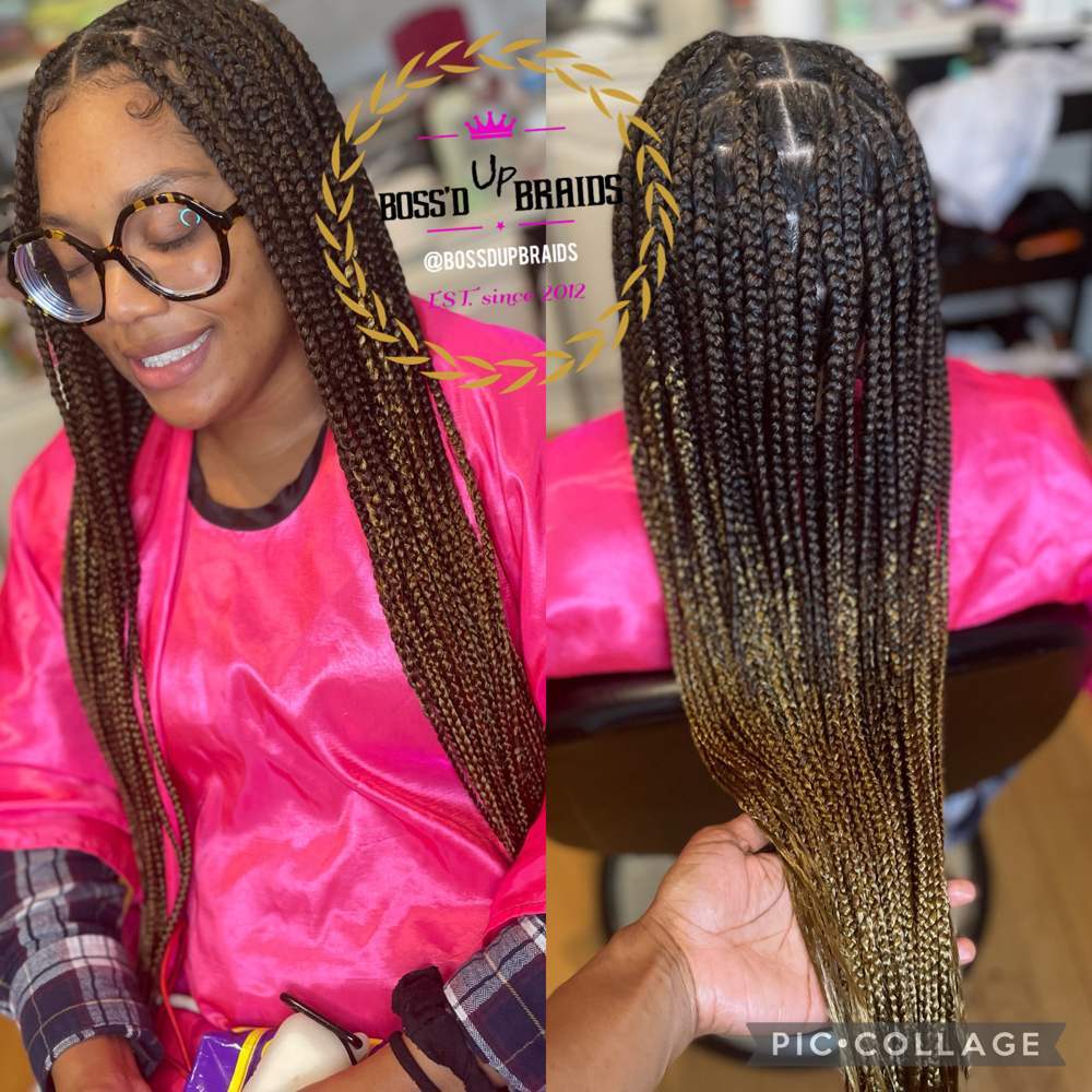 Smedium Knotless Braids Waist