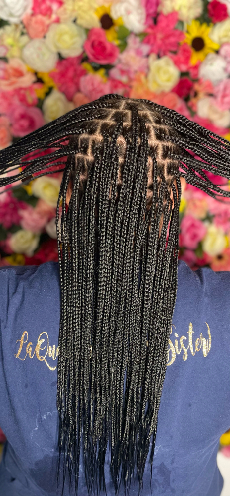 Small Mid-back Knotless at Crowned Hair in Augusta, GA