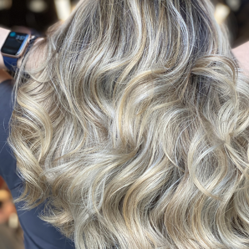 Highlights at volume hair salon in Bethesda, MD