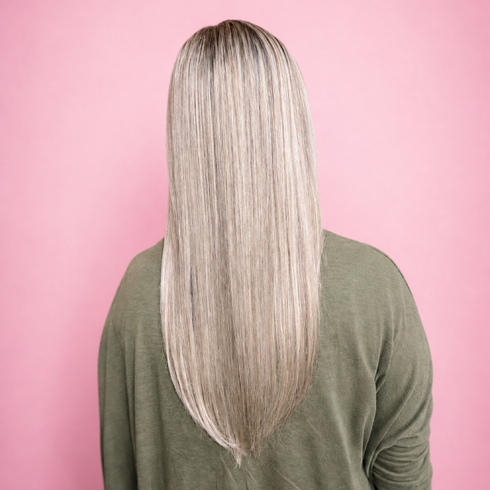 Highlights at volume hair salon in Bethesda, MD