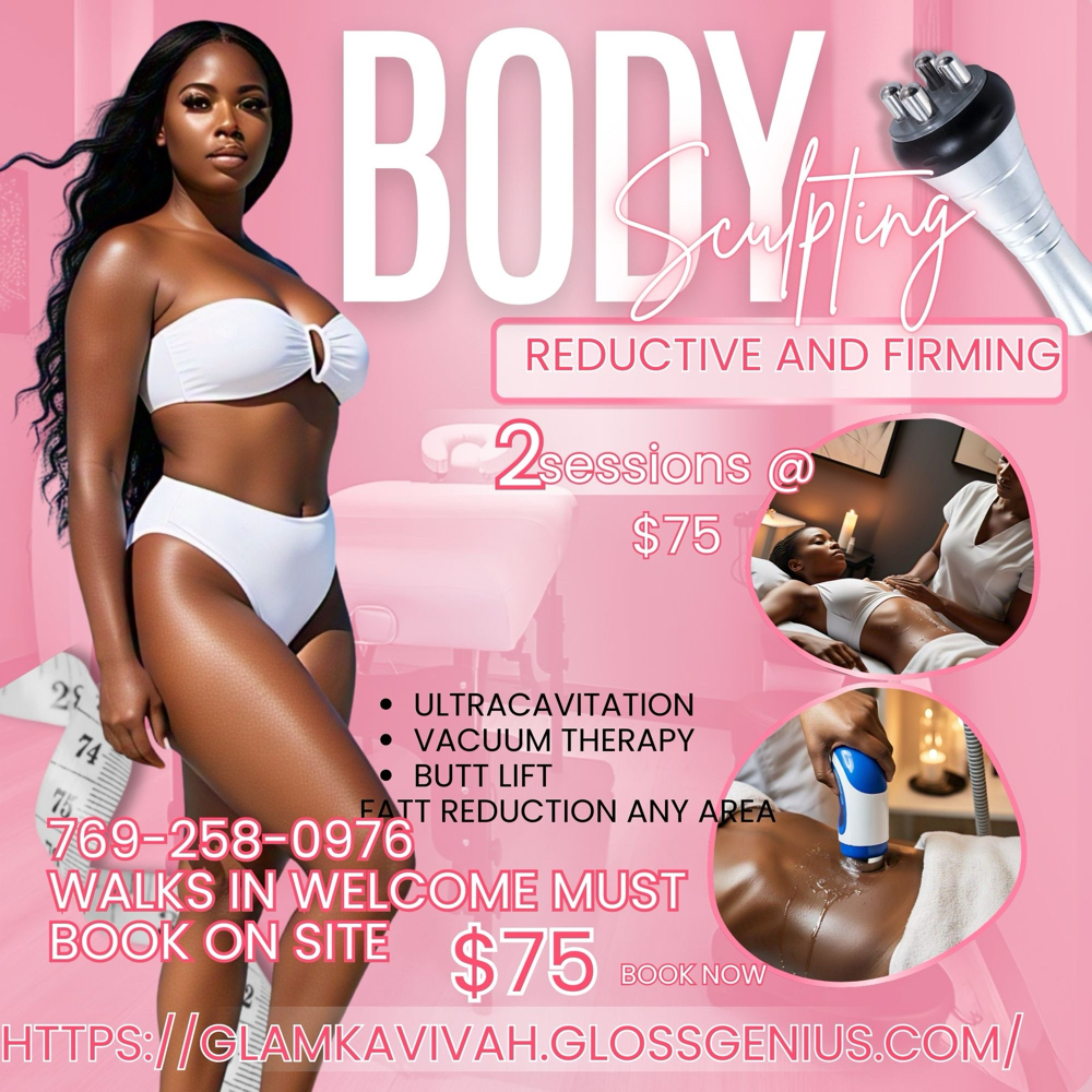 2 Sessions For Price Of 1 at Glam by Kavivah in Jackson, MS