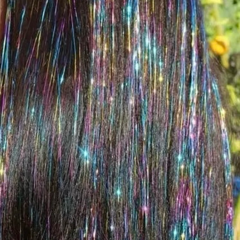 Hair Tinsel at Blank Canvas Hair by Steph in San Antonio, TX