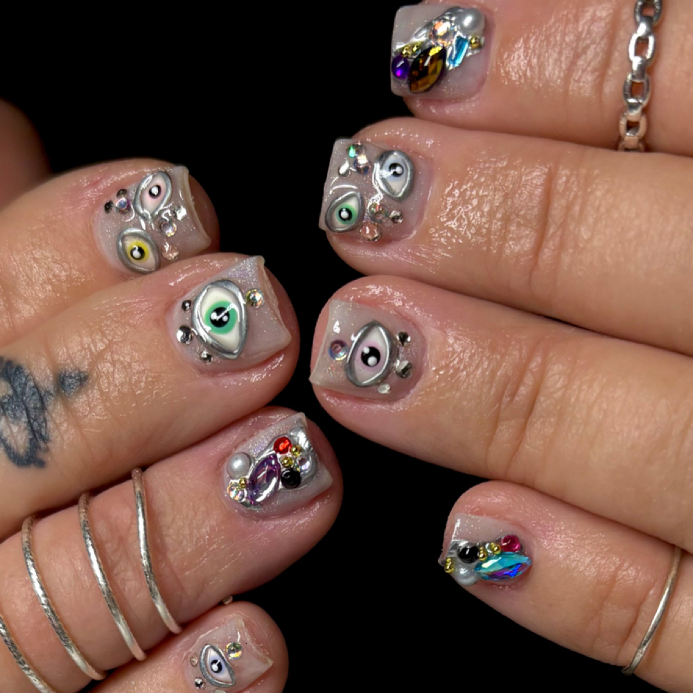Acrylic Overlay at Nail District in Bluepoint, NY