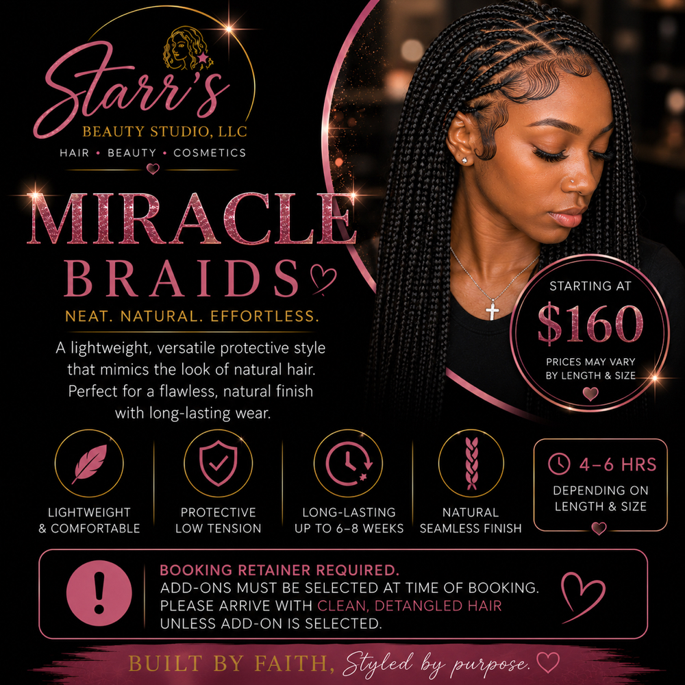 Miracle Braids at Starr's Beauty Studio in Town & Country, MO