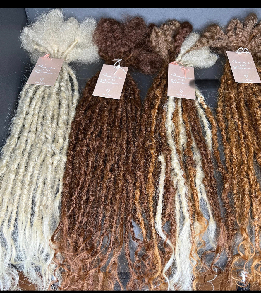 Boho Human Hair Loc Ext