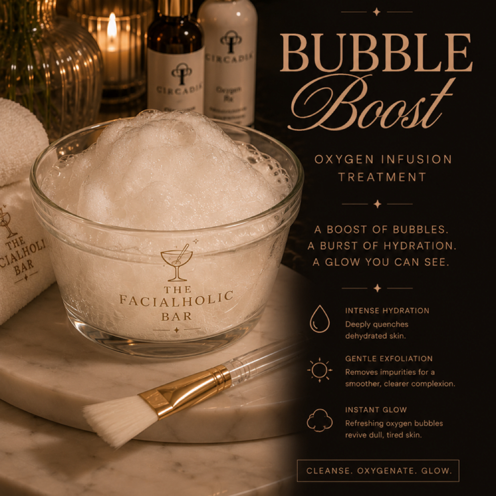 The Bubble Boost ✨ at The Facialholic Bar in Houston, TX