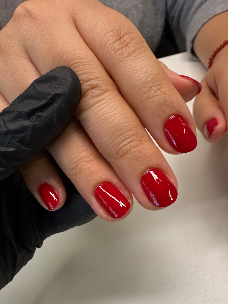 Hardware manicure With Gel