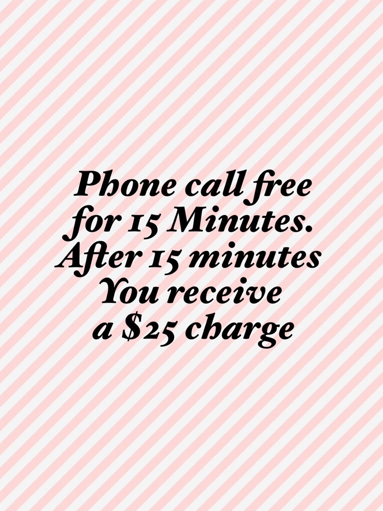 15 Min Phone Consult: