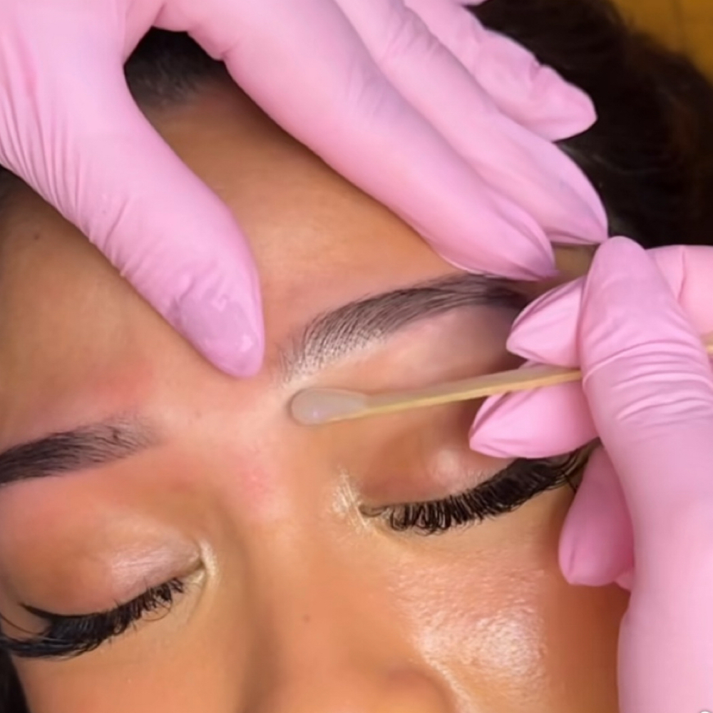 Brow wax at The Pink Beauty Lab in Lakeland, FL