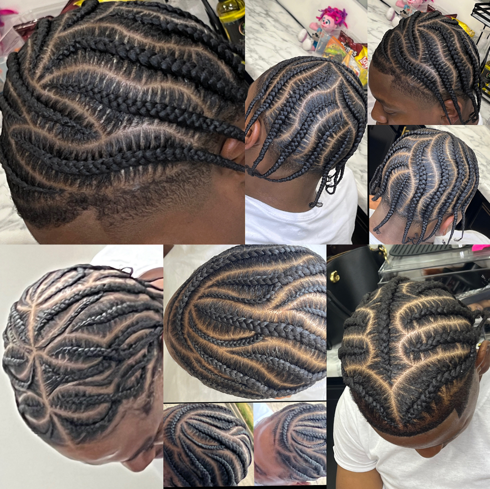 Adult Cornrows/Stitch Braids