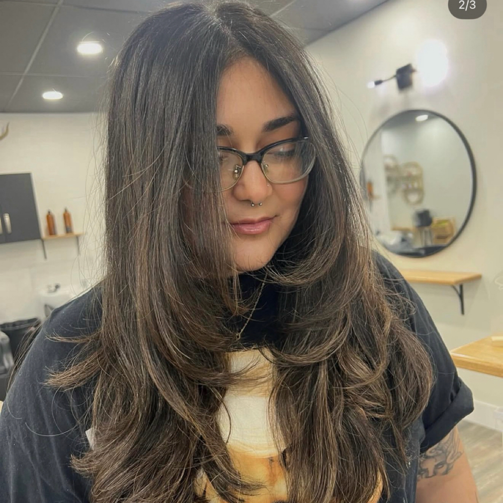 Blowout at Foiled Head Spa in Penfield, NY