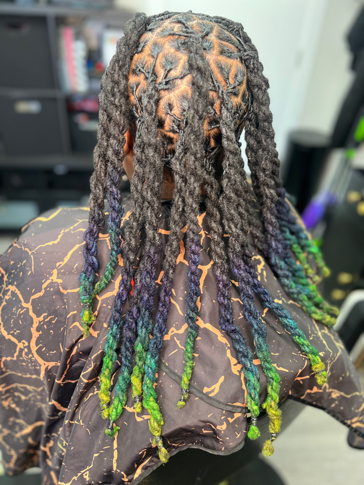 3, 4, 5 Strand Twists (Add On)