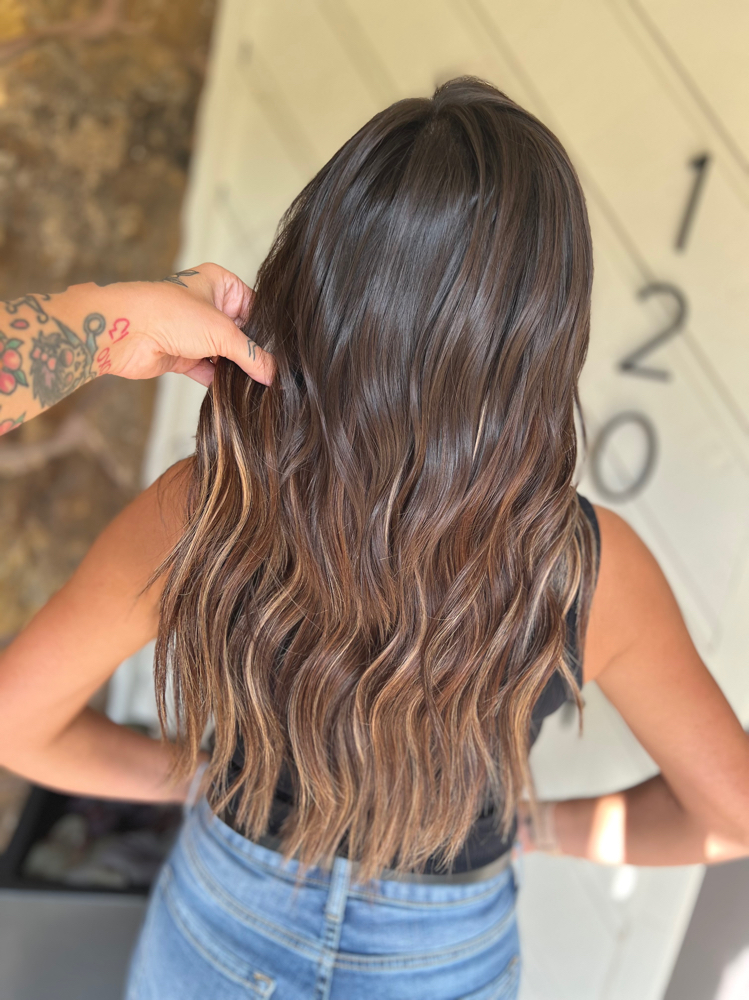2 Row New Extension Install at Hair By Jess Welte in Yukon, OK