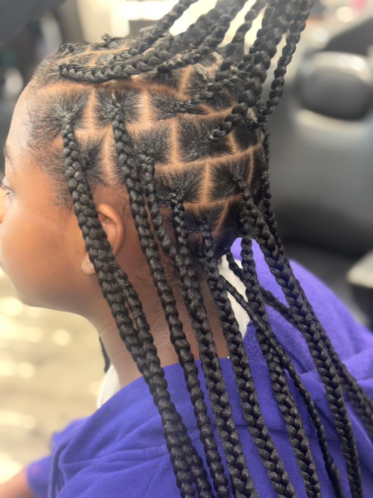 Mid Back Medium Box Braids