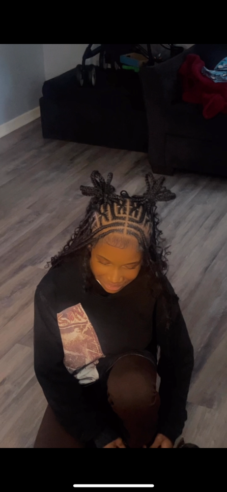 Kids Braids Weave Added🩷