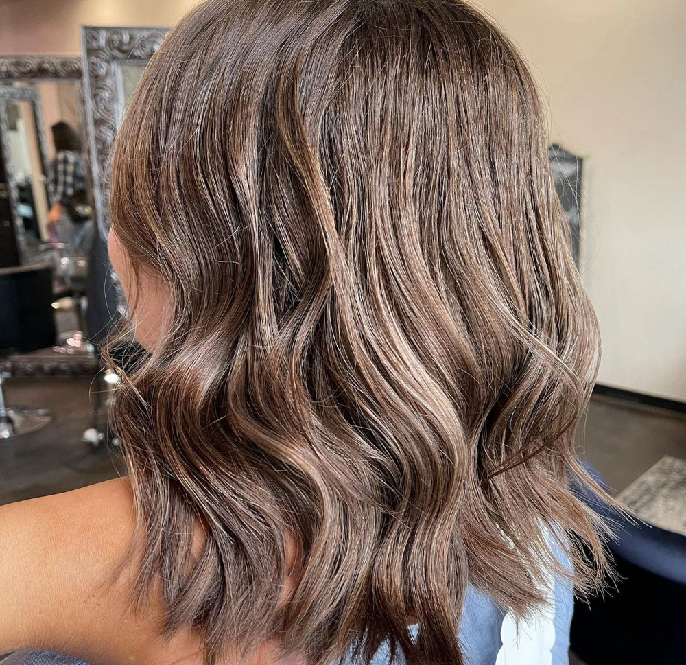Gray Coverage Root Retouch