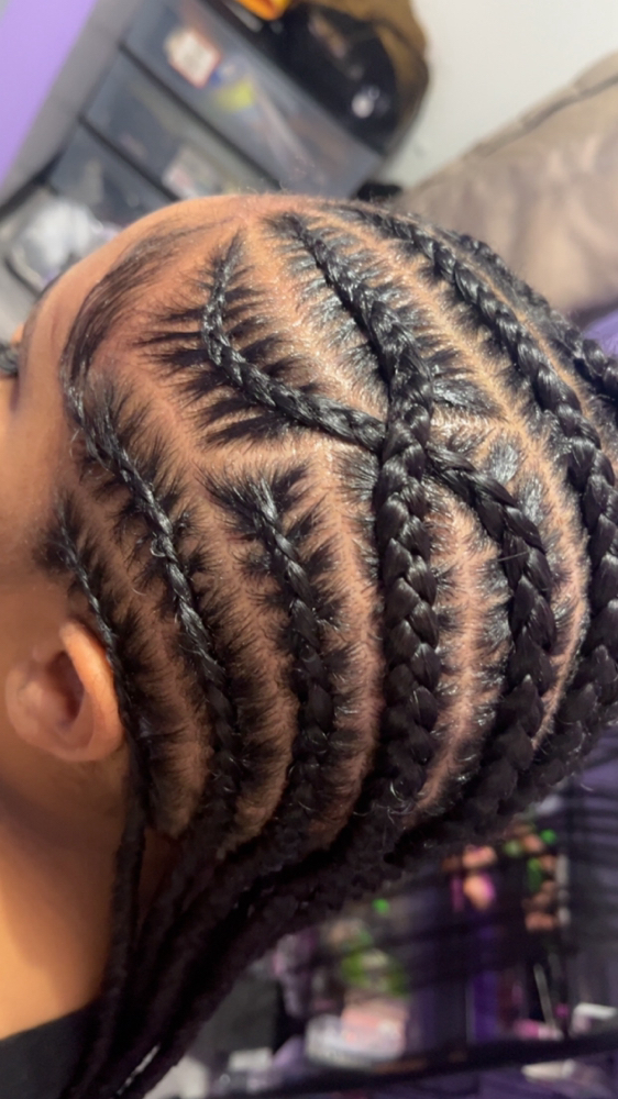 10 Feed-in stitch Braids