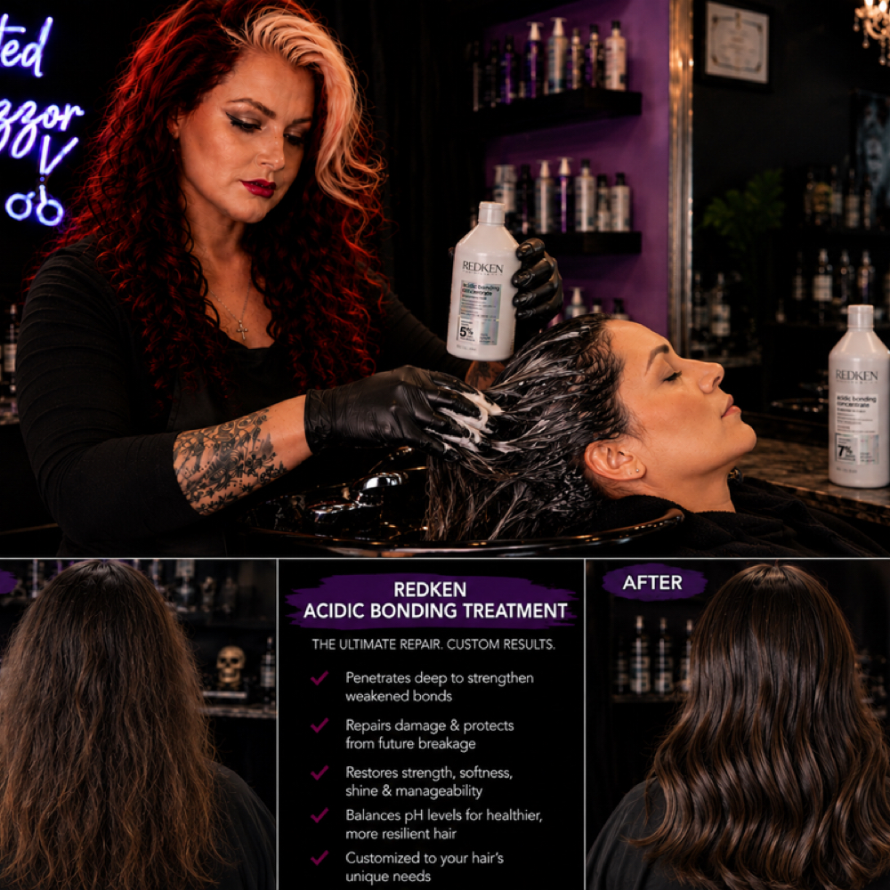 Redken Acidic Bonding Treatment at Twisted Scizzors in Spanish Fort, AL