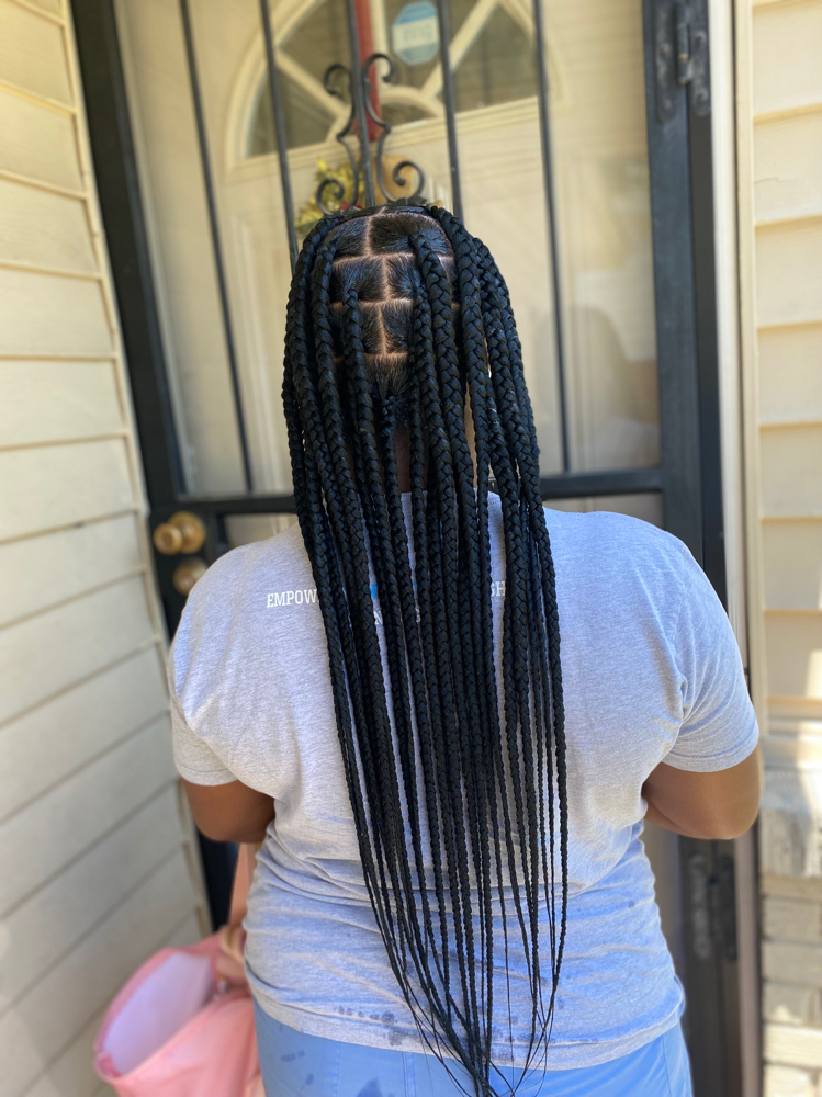 Large Waist Length Knotless