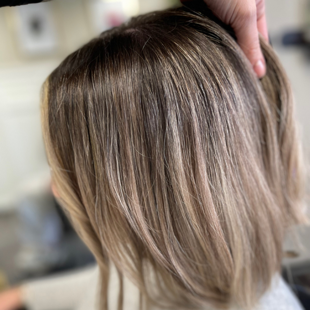 Partial Highlight + Root Smudge at The Crown Room LLC in Westminster, MD
