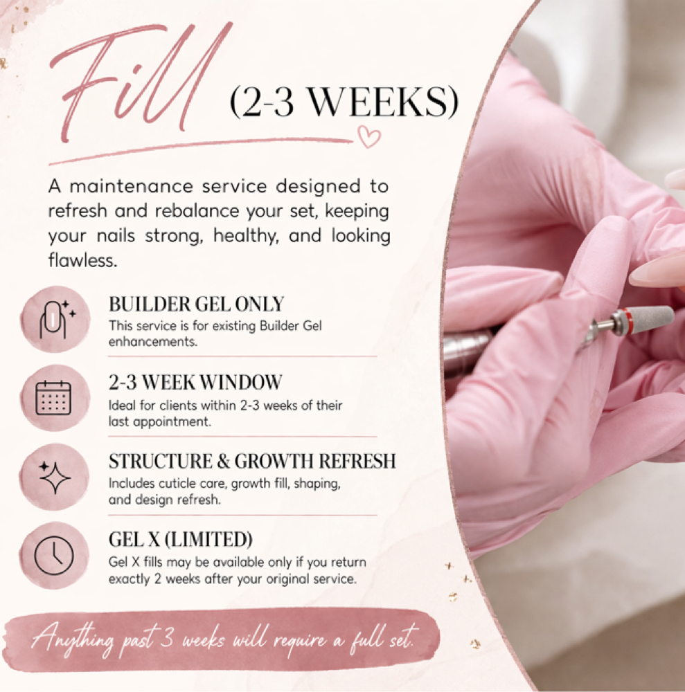 Fill (2-3 Weeks) at NailedxShelby in Bedford, PA