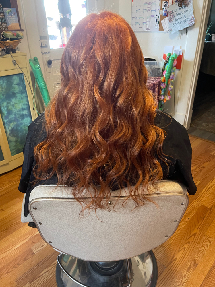 All over color at Love and Hair in Cheney, KS