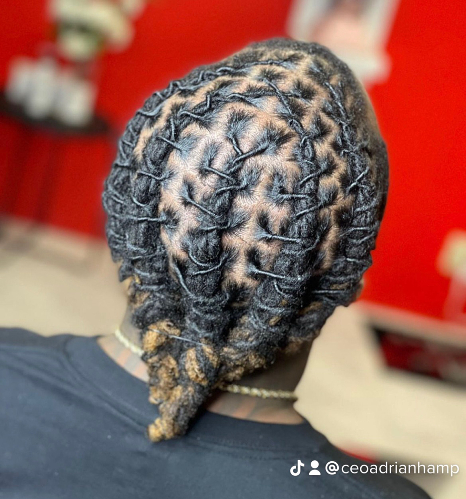 Retwist & Style Combo at Champ The Loctician in Winona, TX