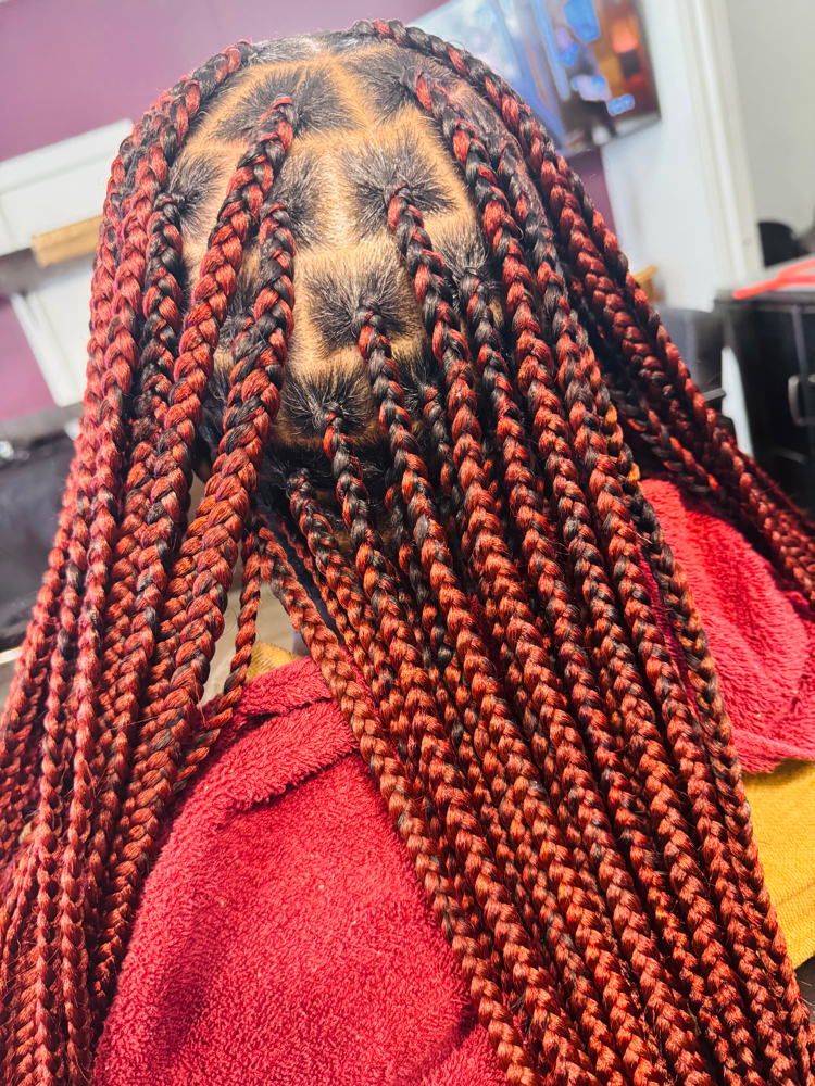 Medium Knotless Braids