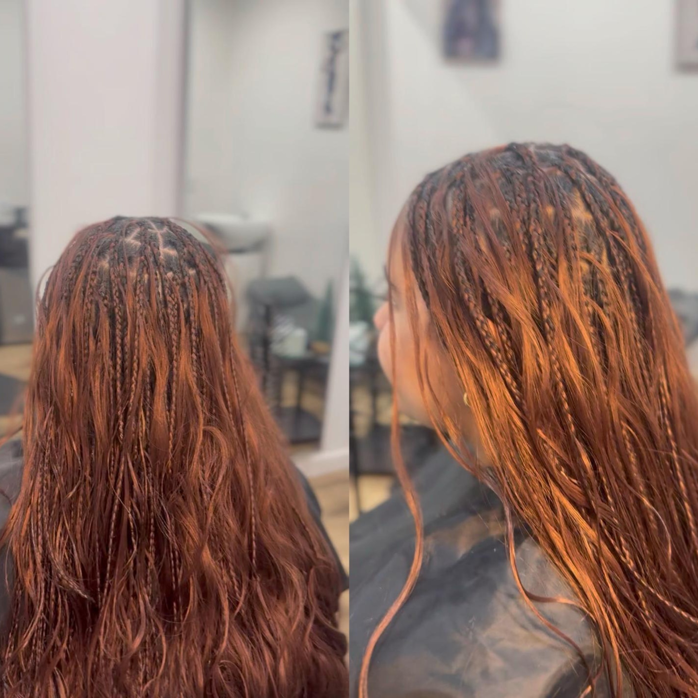 Smeduim Boho Knotless French Curls at Michou  HairBraiding in Anaheim, CA