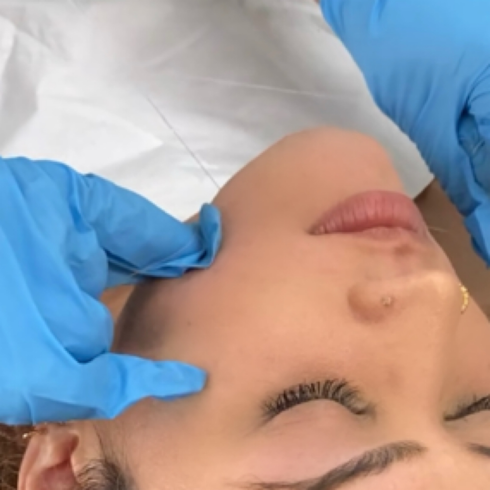 Neck Threading at Ekta Glam in Roseville, CA