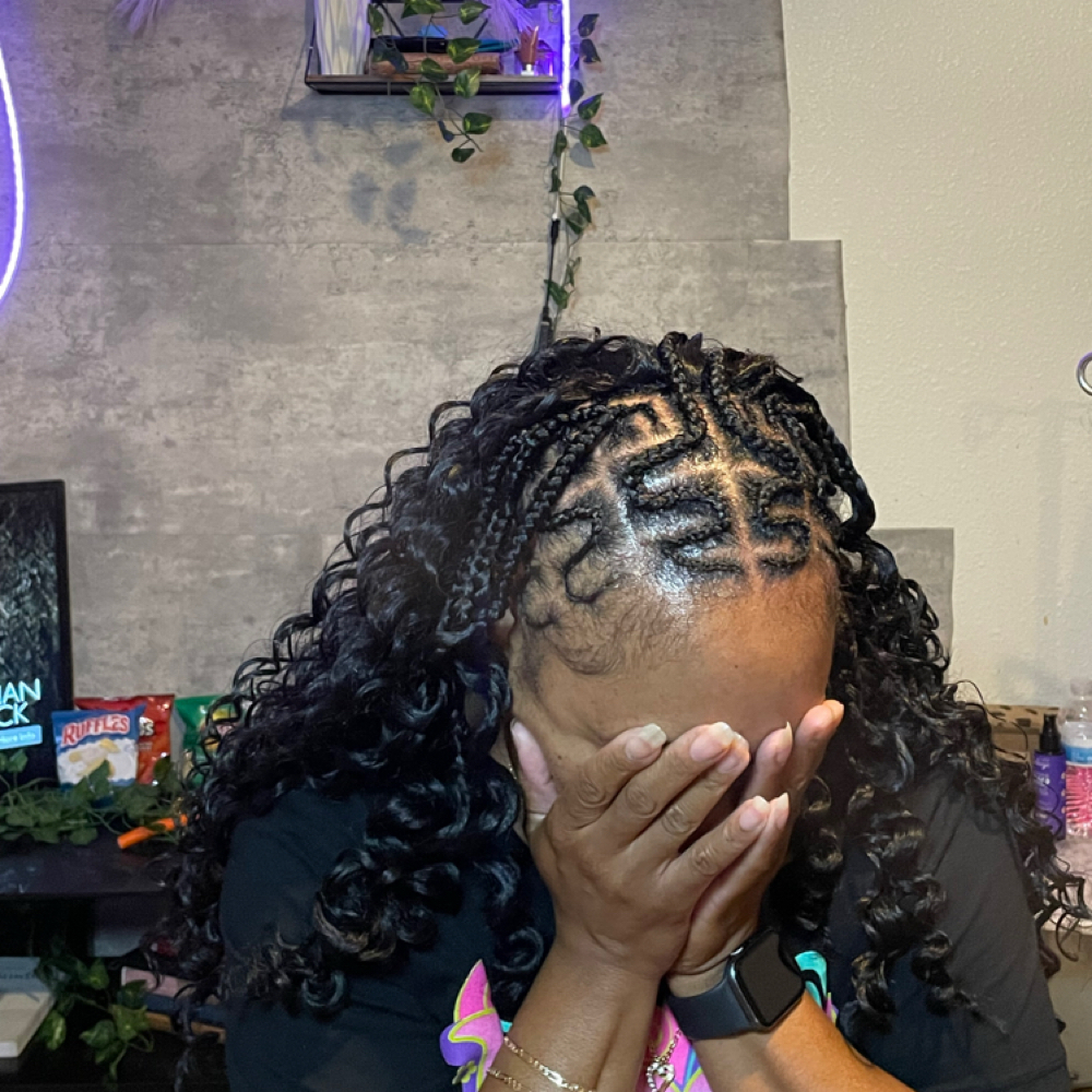 Medium Fulani Braid Sew-in at Lavished.rinaii in Victorville, CA